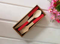 Natural Wood Cutlery Set